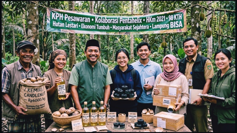 KPH Pesawaran Sukses Kelola Kemiri