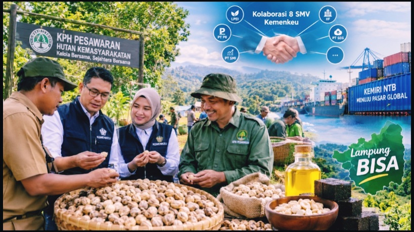 Kolaborasi Kemiri NTB Jadi Model