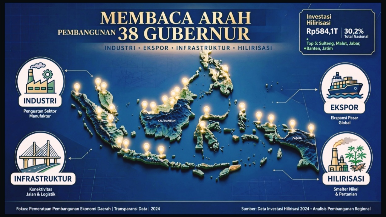 Membaca Arah Pembangunan 38 Gubernur