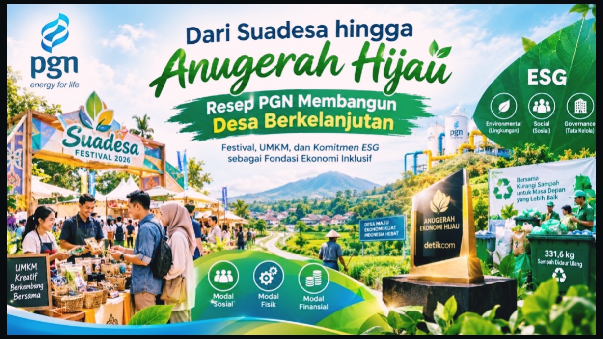 Resep PGN Membangun Desa Berkelanjutan
