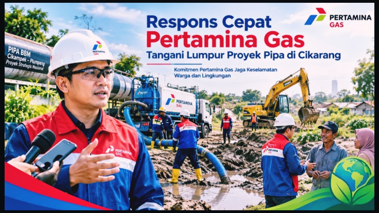 Respons Cepat Pertamina Gas Tangani Lumpur Proyek