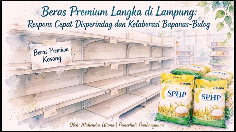 Beras Premium Langka di Lampung