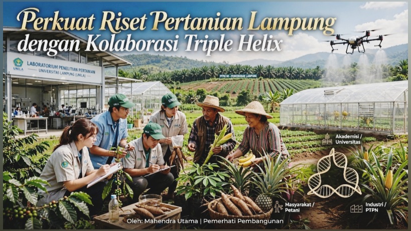 Perkuat Riset Pertanian Lampung